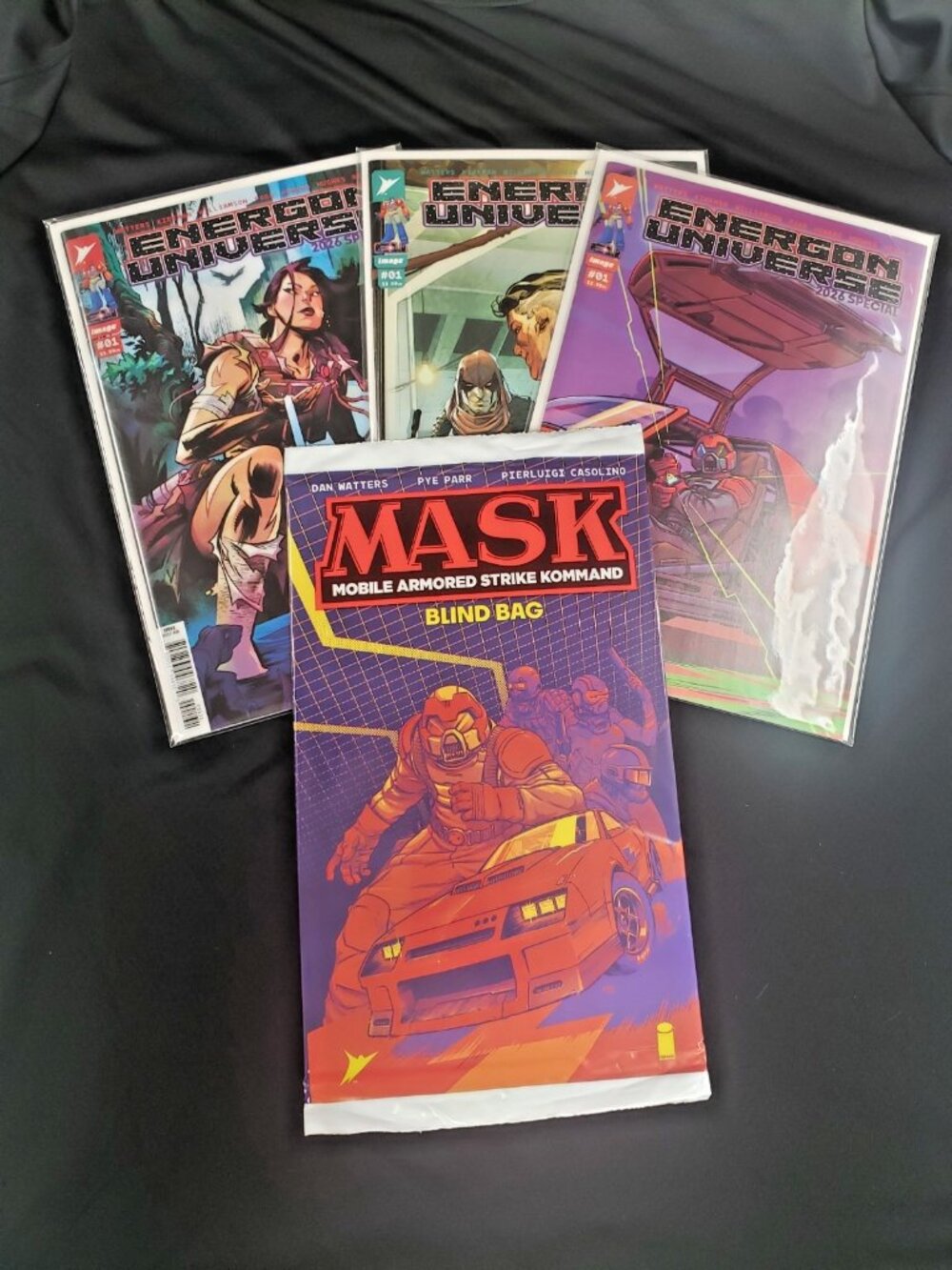 Energon Universe Special 2026 & MASK #1 Blind Bag Starter A B C Variant Set